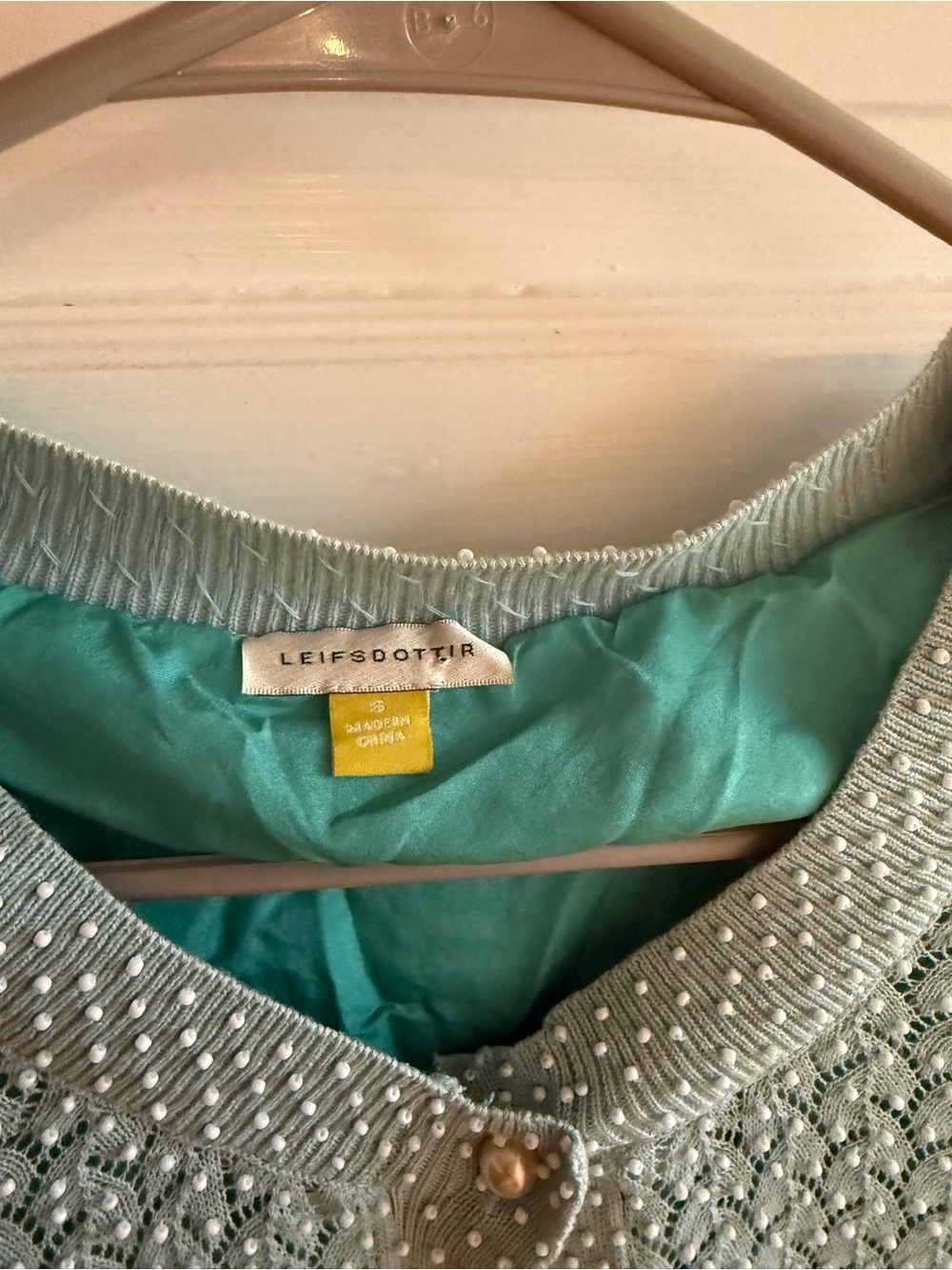 Gossip Girl pearl embroidered cardigan - Picture 3 of 4